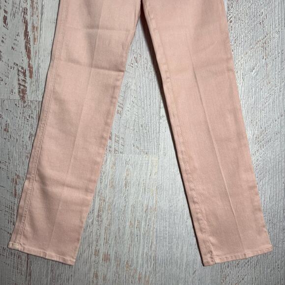 NWT Mother The Rascal Cuff Pop! Jeans SIZE 25 Just Peachy Pink Denim NEW - Picture 10 of 11
